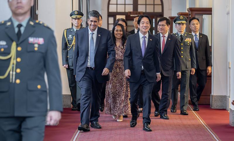 President Lai hosts a state banquet for President Surangel Whipps Jr. of the Republic of Palau.