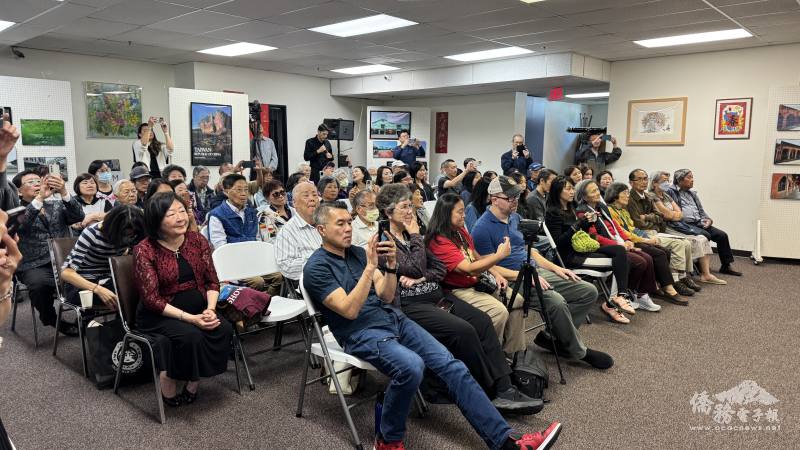 結合觀光攝影、國樂演奏與編織成果展的活動吸引滿座來賓