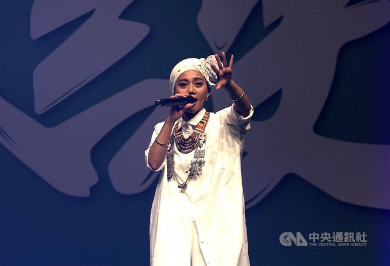 Taiwan's indigenous singer Abao. CNA file photo