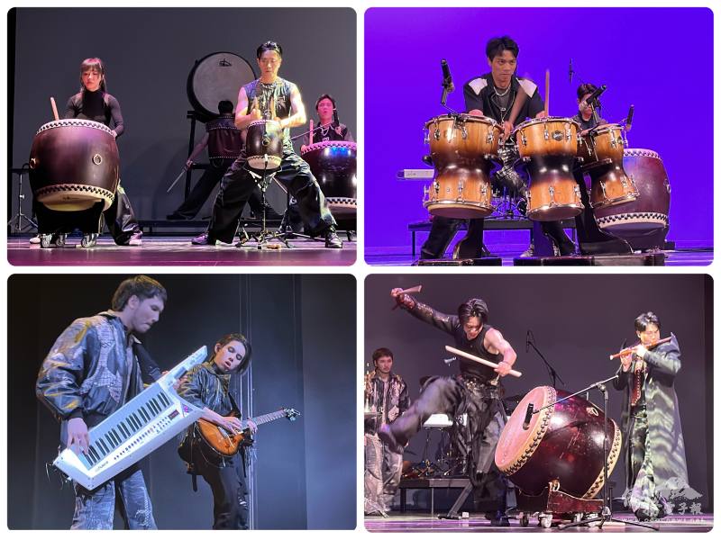 表演結合傳統鼓樂、現代搖滾與多元民族音樂