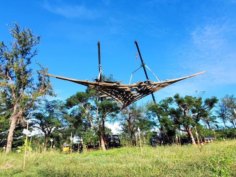 臺東女中林中懸亭成品