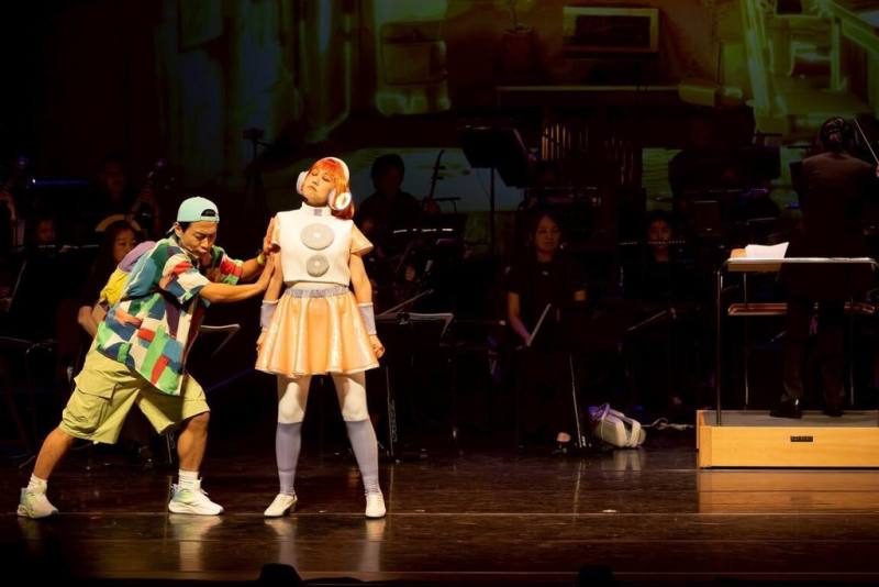 台灣國樂團24、25日在台灣戲曲中心推出親子音樂會「芯之旋律─A.I.小迷的實習筆記」，以國樂演繹關於理解與陪伴的故事。（台灣國樂團提供）