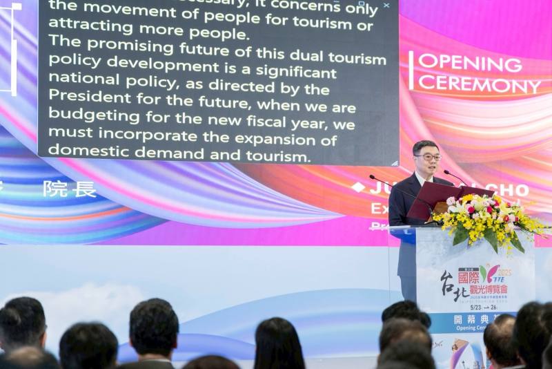 卓揆：完善交通路網、滿足產業所需人力、優化出入境程序 打造臺灣成為觀光大國