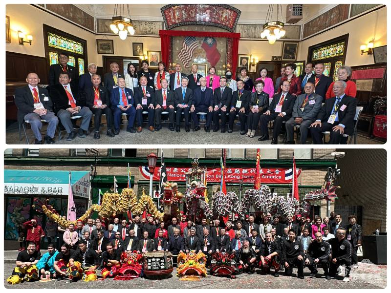 貴賓及重要幹部於美洲秉公堂第31屆懇親代表大會合影