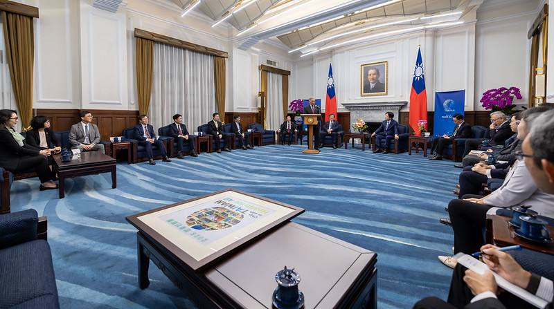 總統接見「世衛行動團」