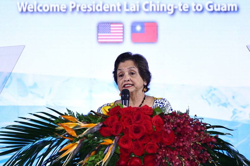 美國關島總督古蕾露25日率團訪台。資料照。(圖：中央社)