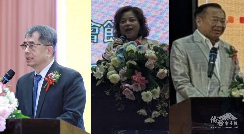 駐泰國代表處大使張俊福、臺灣會館主席張玲琴、北欖府副府尹頌薩.考塞納致詞