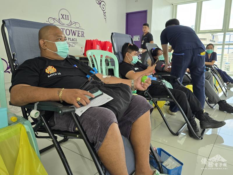 菲華火訊服務互助總會愛心捐血活動