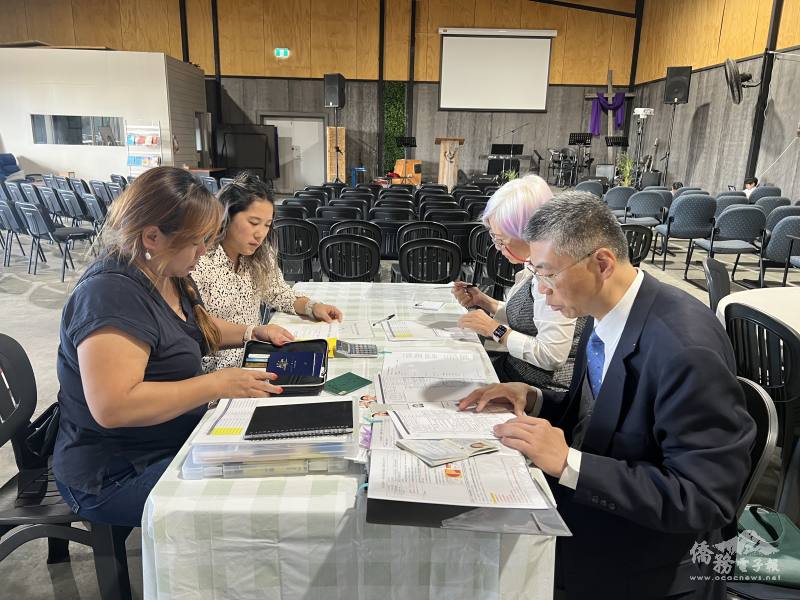 駐澳代表處首次在Bunbury地區提供「行動領務」服務