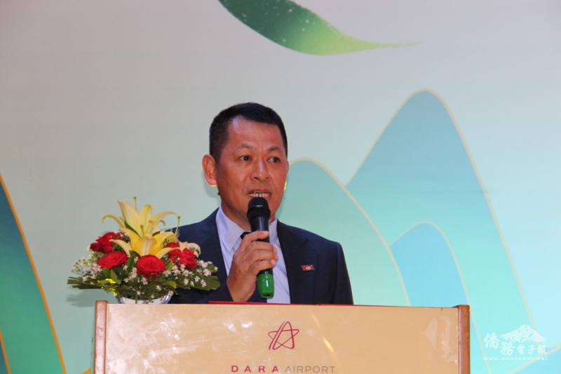 柬埔寨臺商協會會長陳來埤致詞