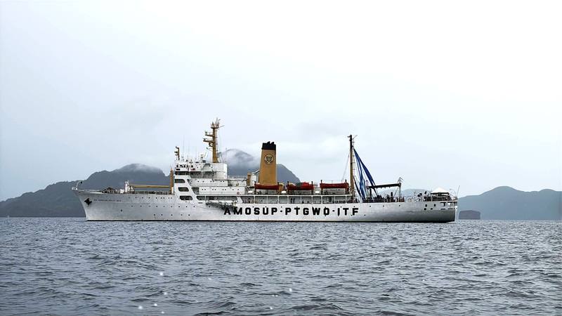 海事訓練船「奧卡號」（Kapitan Felix Oca）準備航往南海中業島海域，舉辦海上和平演唱會。