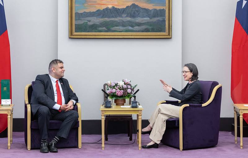 副總統接見「英國工黨台友會訪問團」