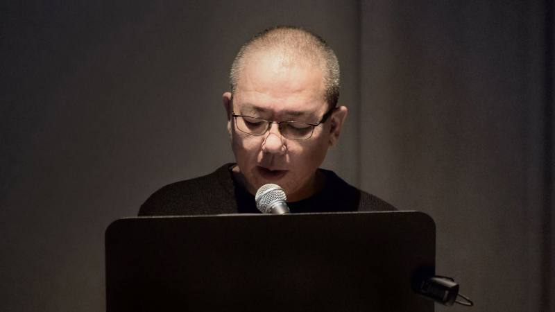 臺灣藝術家陳界仁（照片提供者為陳界仁、攝影Masahiro_Masunuma）