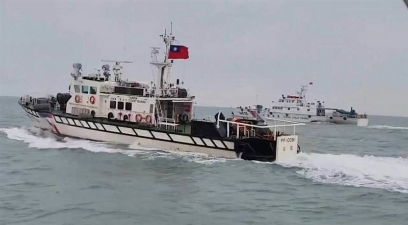 Coast Guard Administration (CGA) patrol boats. Photo courtesy of the CGA's Kinmen-Matsu-Penghu Branch May 28, 2025