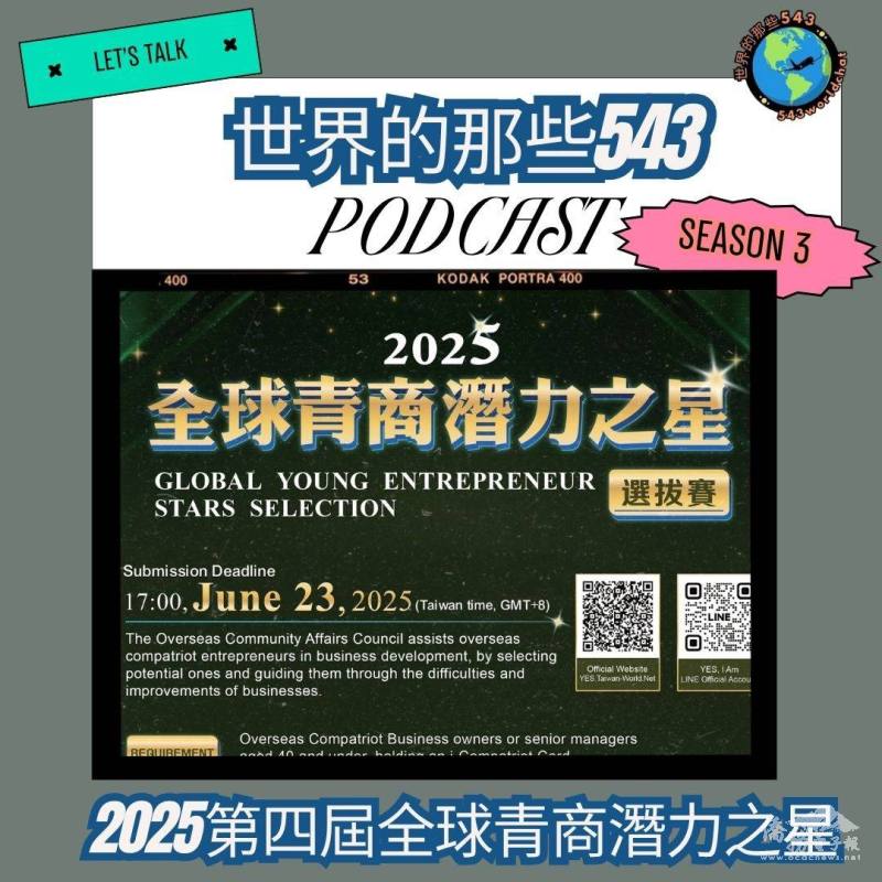 2025全球青商潛力之星選拔活動正式開跑