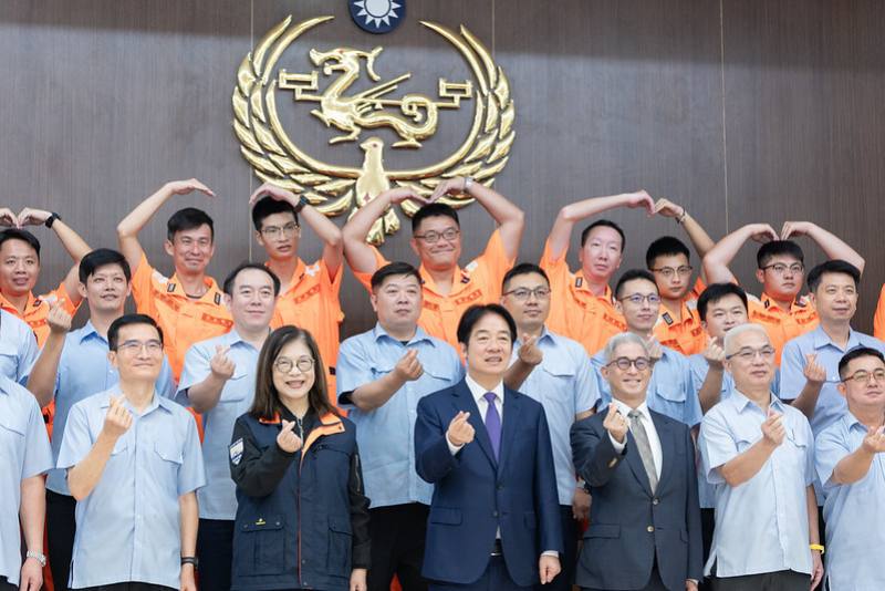 端午節將屆，賴清德總統29日上午前往基隆勗勉「海巡署第二巡防區指揮部」