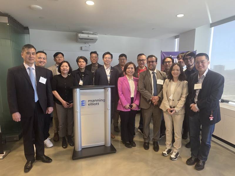 14家台灣廠商訪溫哥華，與加拿大和墨西哥的企業進行一場商務交流會，期盼在全球關稅震盪下找到新契機