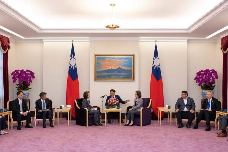 副總統接見「日本參議員橋本聖子乙行」，並相互交流