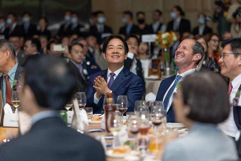 President Lai Ching-te attended the 2025 Europe Day Dinner.