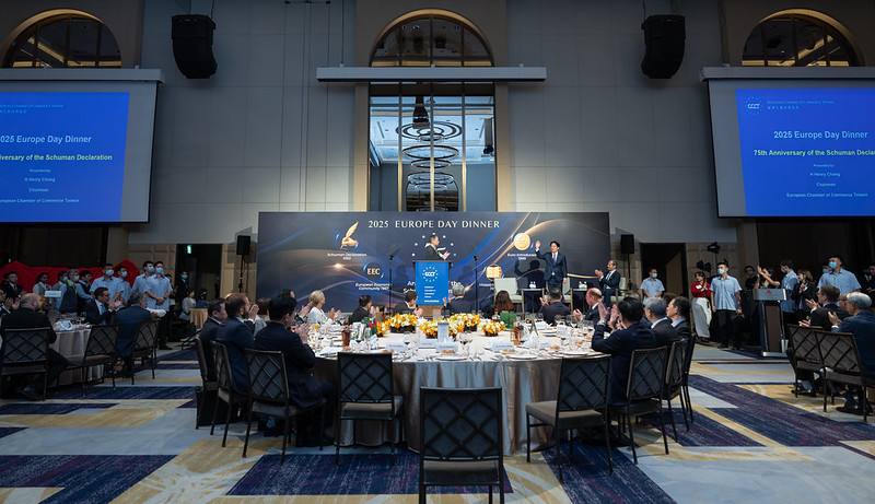 President Lai attends the 2025 Europe Day Dinner.