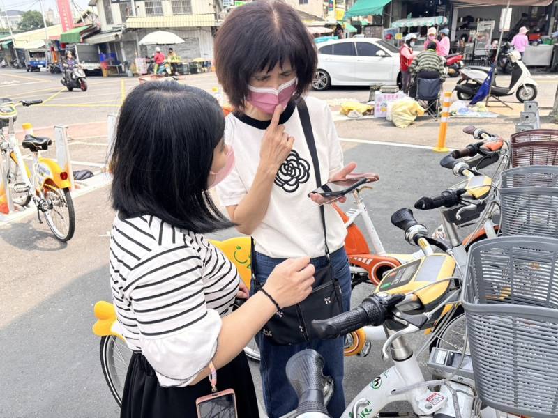 嘉義「水上樂齡數位場域」樂齡者戶外教學youbike app實務教學