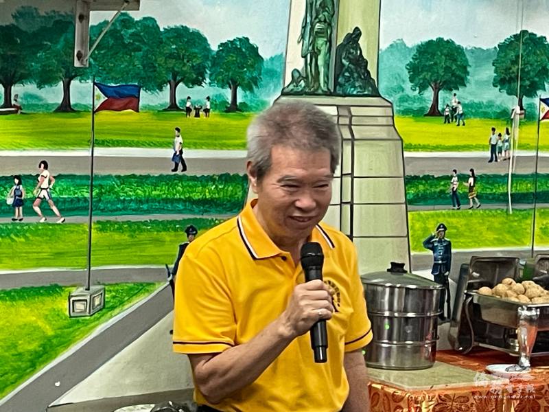北線臺灣廠商聯誼會會長莊炳陽於活動致詞，感謝鄉親支持並勉勵臺商持續團結合作