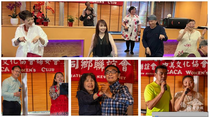 會員輪流高歌跳舞，盡享歡樂，同時互祝節日快樂