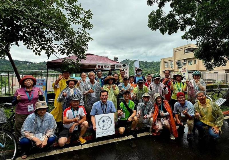 石岡壩水資源回收中心進行環境教育解說並推廣「奉茶APP」