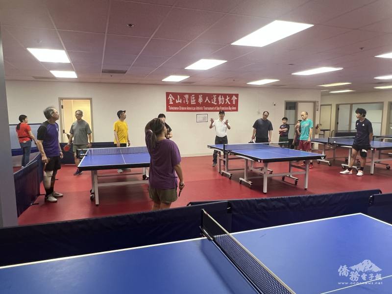 乒乓球比賽現場