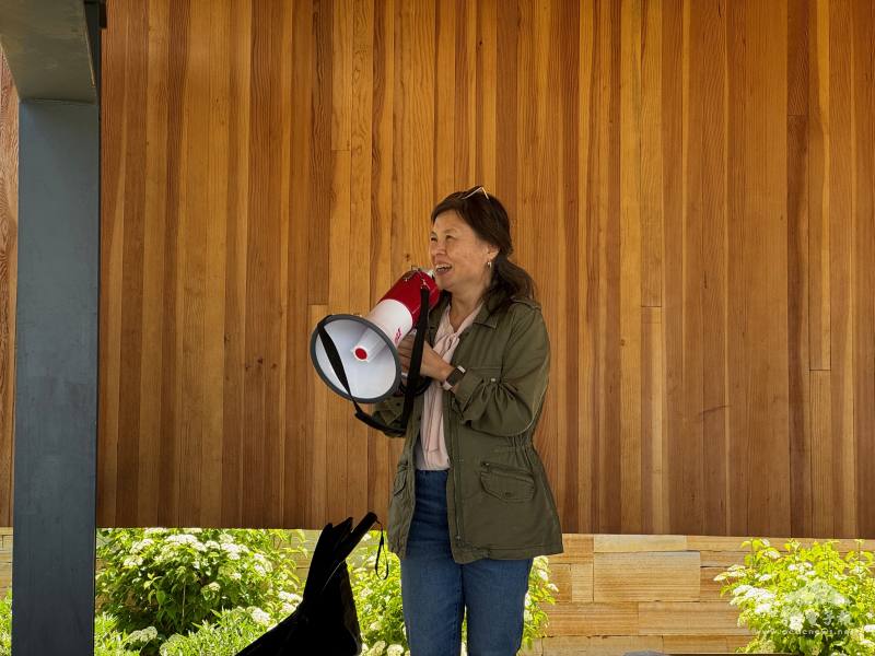 駐丹佛辦事處副參事陳淑華致詞