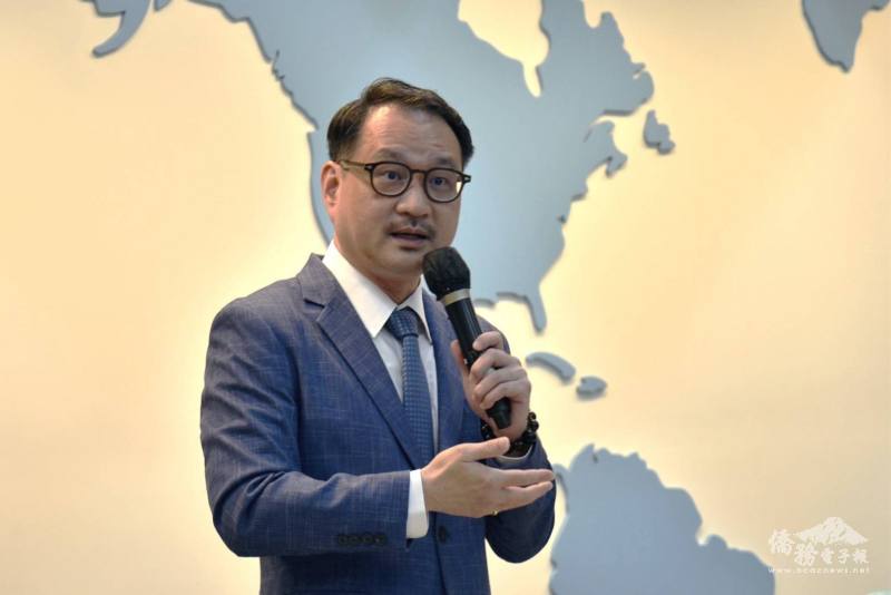 僑務委員會副委員長阮昭雄致詞