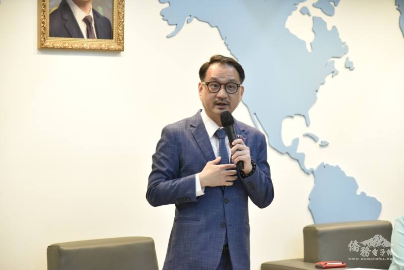 僑委會副委員長阮昭雄致詞