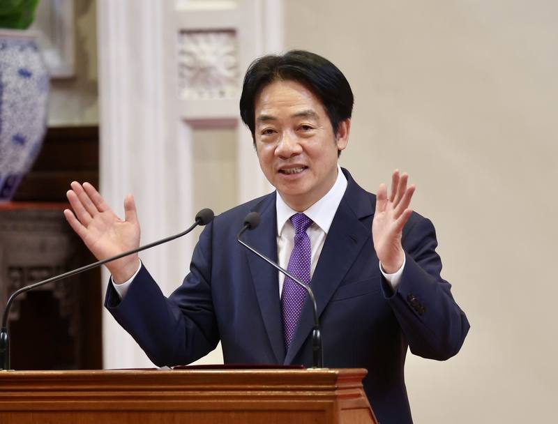 總統賴清德。（中央社檔案照片）
