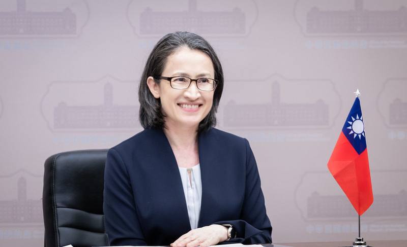 蕭美琴副總統2日晚間，應美國「特別競爭研究計畫」（SCSP）邀請，以視訊方式參與「2025年國家特別競爭力AI+科技博覽會」（2025 AI+Expo）爐邊對談（Fireside Chat）