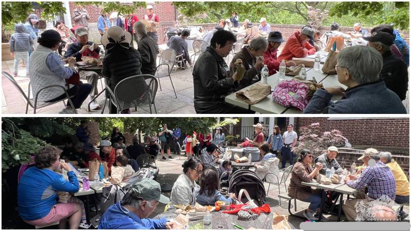 多認識朋友，擴大生活圈和人際關係，是參加春遊的目的