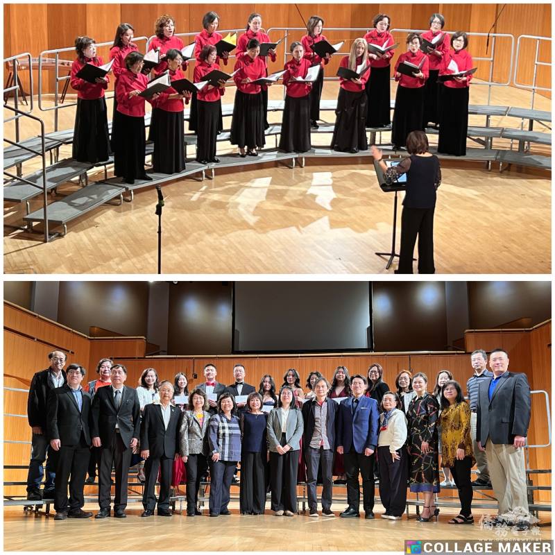 （上圖）真善美女聲助陣；（下圖）多名貴賓僑領出席聆賞