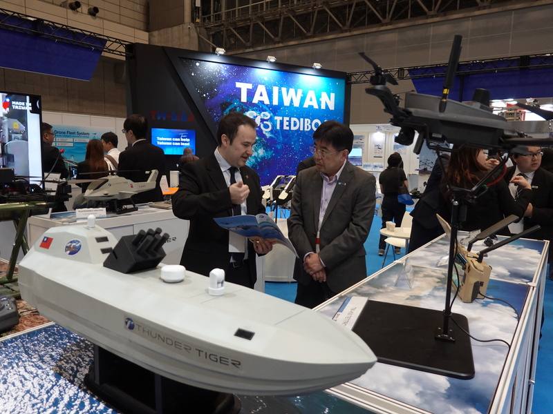 台灣卓越無人機海外商機聯盟（TEDIBOA）領軍打造日本國際無人機展台灣館，工業技術研究院（工研院，ITRI）在院長劉文雄帶隊下參展，展示6項自主研發無人機創新技術，涵蓋整機應用及關鍵模組