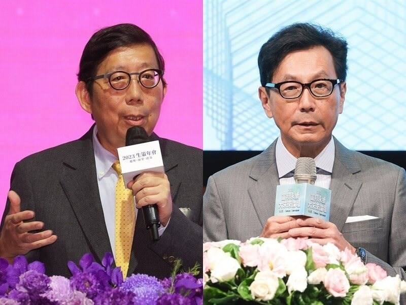 Fubon Financial Holding's Richard Tsai (left) and Daniel Tsai. CNA file photo