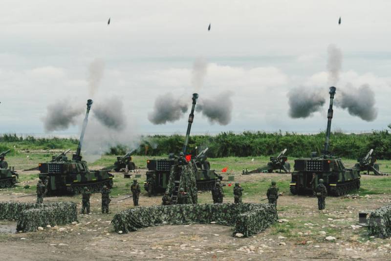 M109A2自走砲高射界射擊