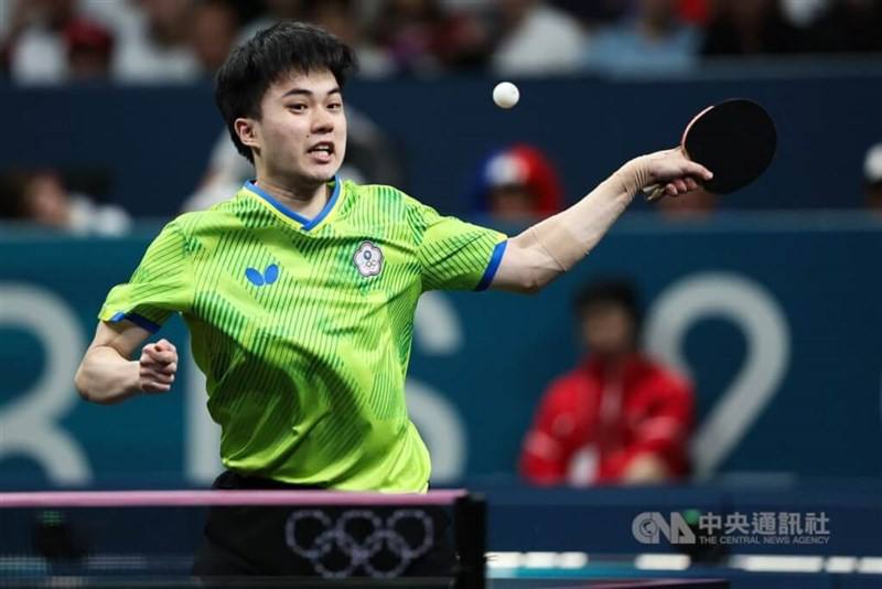 Taiwanese paddler Lin Yun-ju. CNA file photo