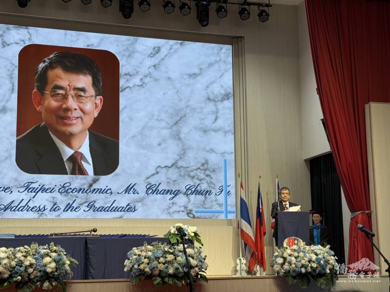 駐泰代表處大使張俊福致詞