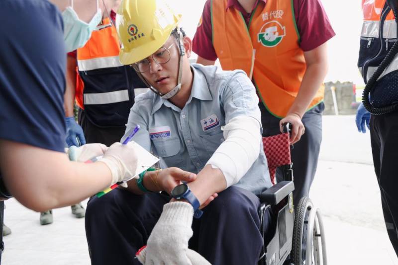 大量傷患醫療救援演練，展開分級醫療處理