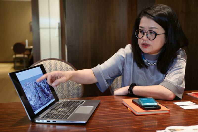 The Tainan City Government bought the site of Tainan Chinatown and created The Spring for the public to enjoy. Liao Hui-hsin says that The Spring has attracted substantial international attention because projects like this are rare.​​