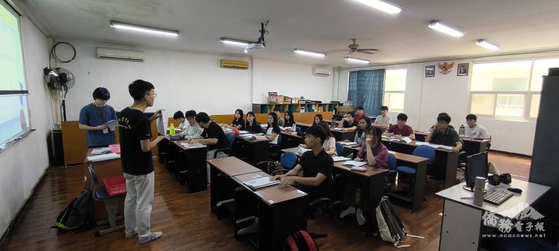 華語學習營上課情形