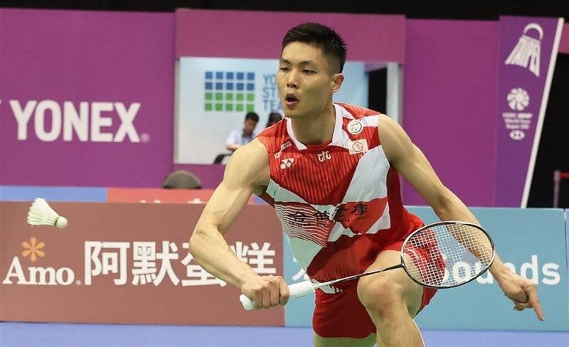 Taiwanese badminton ace Chou Tien-chen. CNA file photo