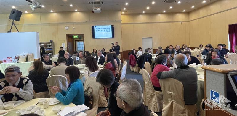 紐西蘭臺灣僑民協會會員大會現場