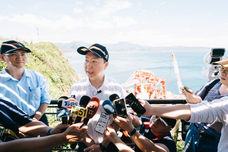 陳世凱部長視察鈺洲啟航輪處理現況