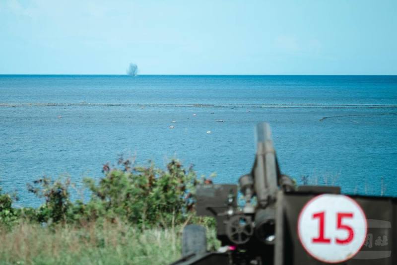 砲彈命中目標區