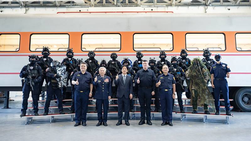 總統視導「內政部警政署反恐訓練中心」