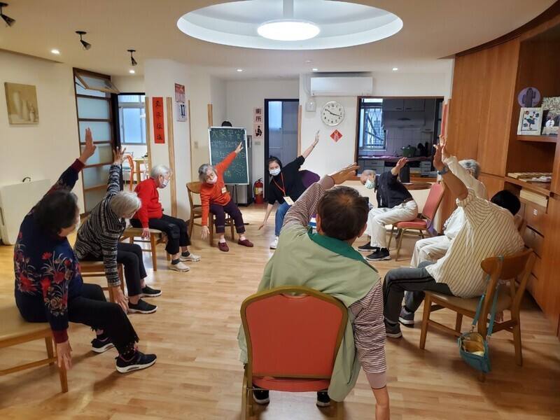 圖為老人認知促進活動示意圖。（資料照片∕台灣失智症協會提供） (圖：中央社)